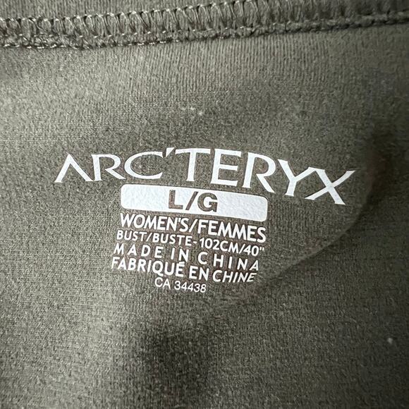 ARCTERYX Polartec Zip Up Light Jacket Women Size Large - Picture 13 of 16